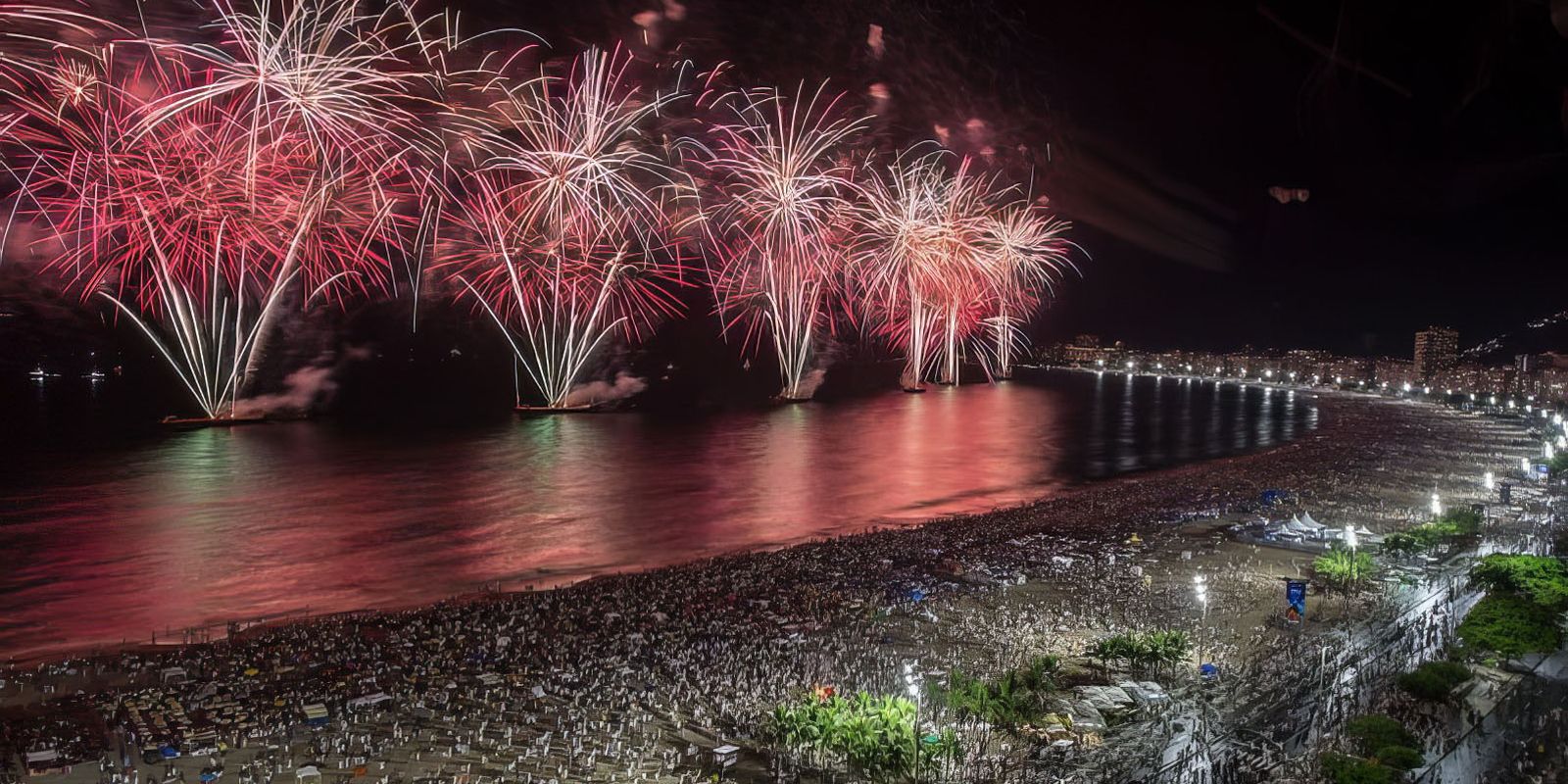 Festa da virada no Rio começa às 17h30, em Copacabana